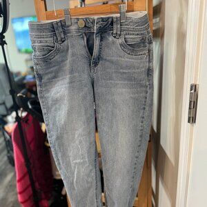 Democracy Ab Technology Skinny Jeans Gray Wash Size 6 Stretch